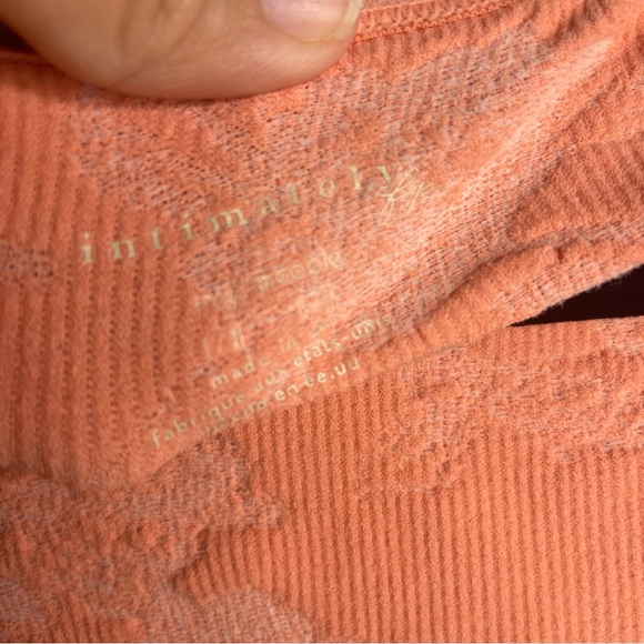 FREE PEOPLE Send Me Love Tee / Burnt Coral - Picture 7 of 7